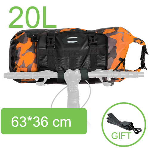 Bike Bicycle Bag 2 IN 1 Waterproof Large Capacity 3L/7L/10L/15L/20L MTB Road Handlebar Front Bag Pouch Pannier Bike Accessories