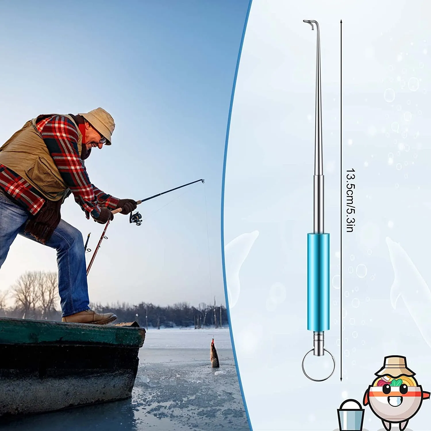 Stainless Steel Fishing Hook Remover